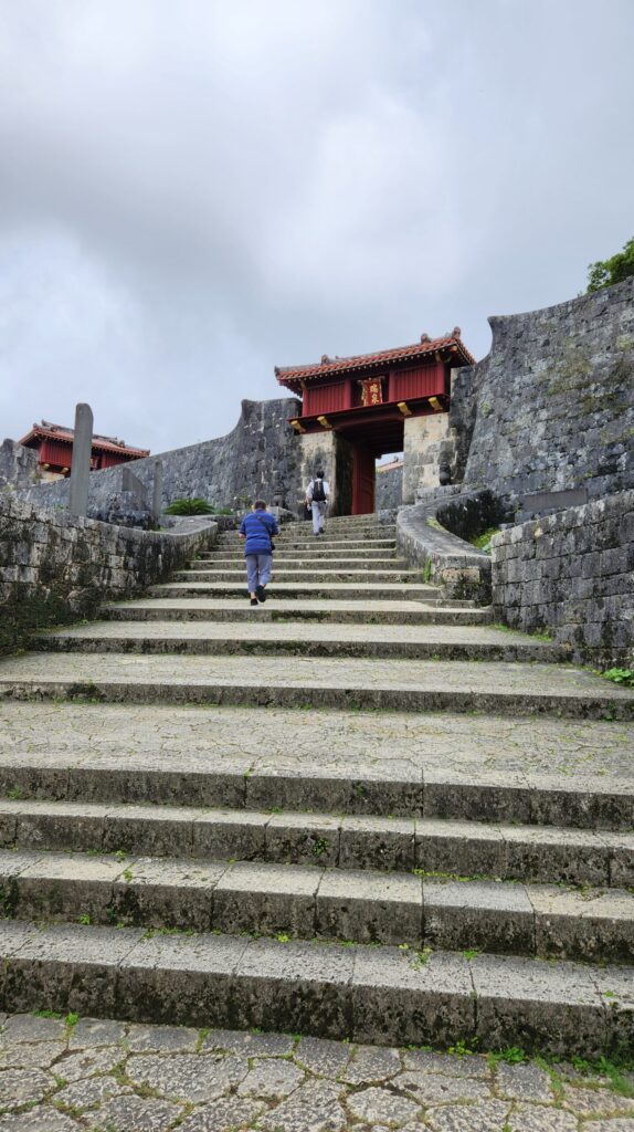 首里城の階段