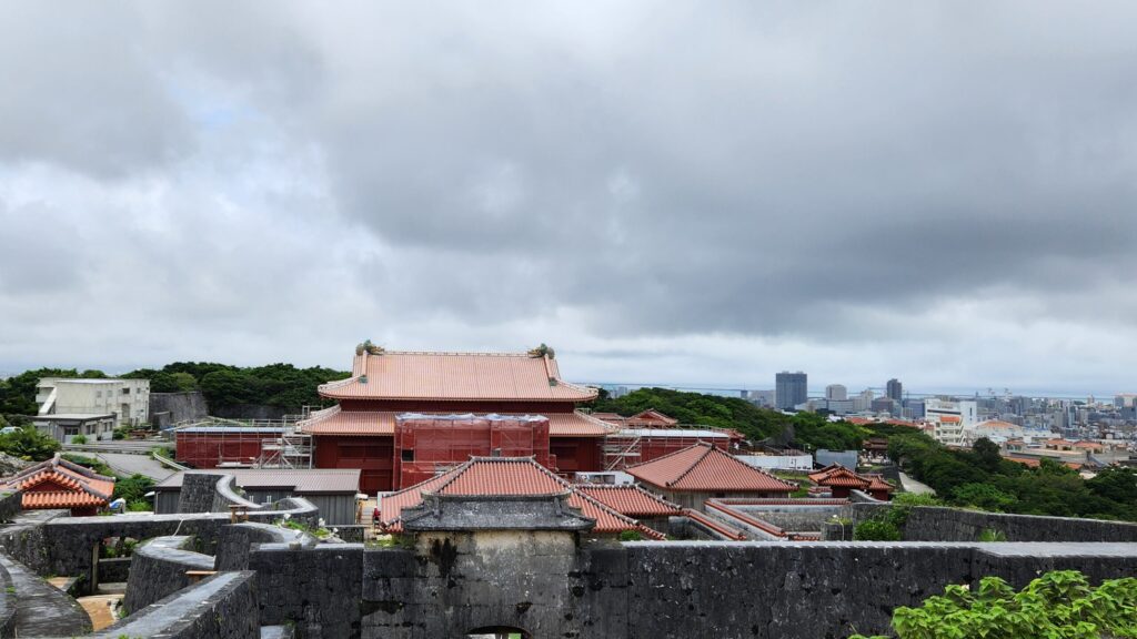 首里城後方